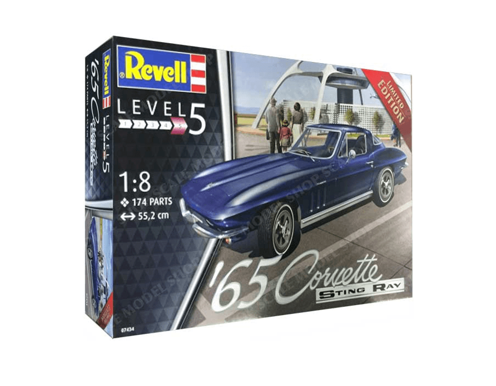 自動車 Revell MODEL RACER '65 STING RAY 1/24 Chevrolet Corvette Stingray | House of Modelcars