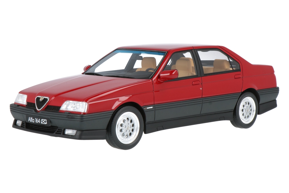 Miniature Alezan Models 1/43 - Alfa Romeo 164 3.0L Zender 1989, Gris Métal, Kit Peint (résine)