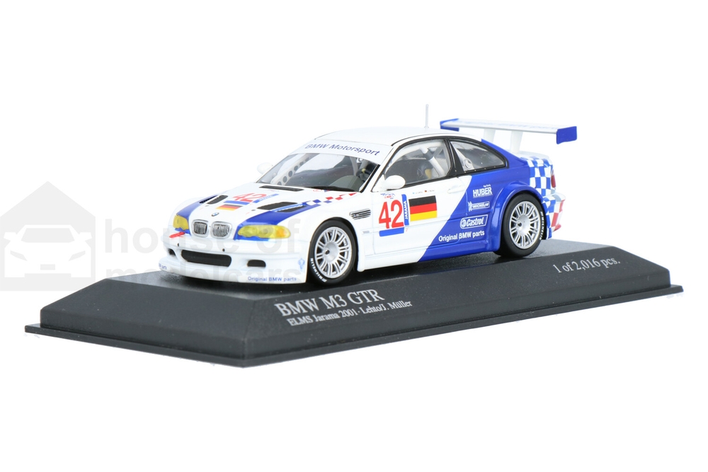 Bmw M3 E46 Gtr Street Version 1:43 Minichamps Black - Etsy