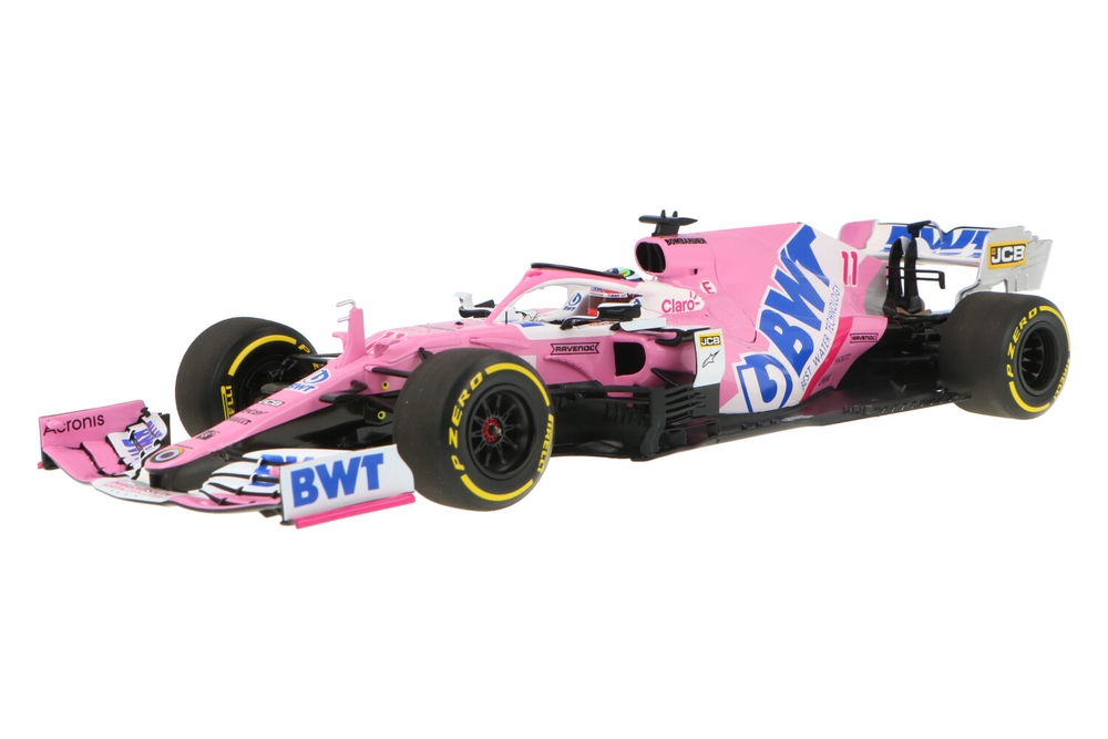 Spark 1:18 - 3 - Coche a escala - BWT Racing Point RP20 - Sergio Pérez Sakhir GP 2020