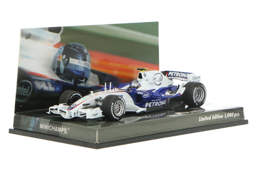 ミニカー minichamps BMW SAUBER F1.07 USA GP 2007 minichamps BMW SAUBER F1.07 USA GP 2007 - メルカリ