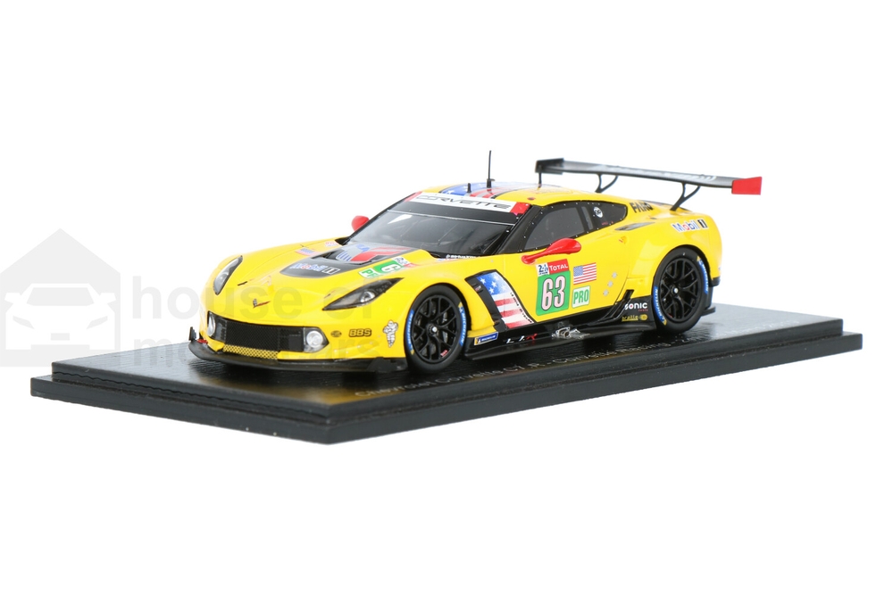 ミニカー 1/43 Spark Chevrolet Corvette C7.R 2014 Spark 1:43 Chevrolet Corvette C7 Year of construction 2014