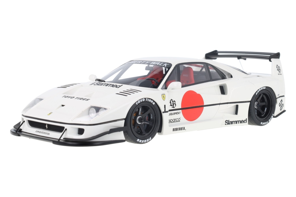 ixo Ferrari F40 ホワイト 1/43 Ferrari F40 Lightweight White - Tarmac Works x IXO Models