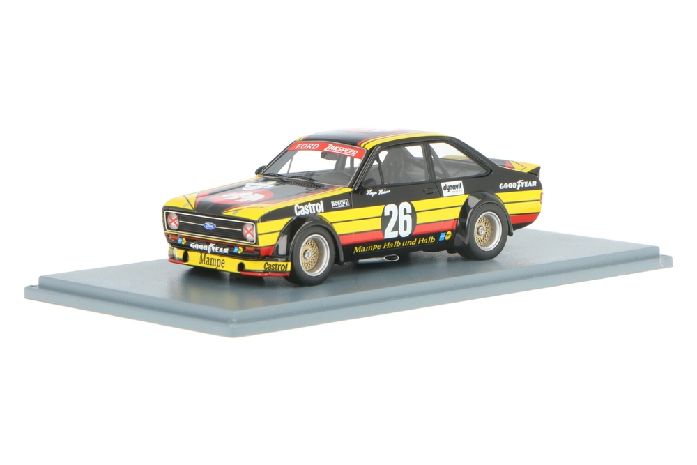 Spark 1/43 Ford Escort II RS Gr.5 #1 Zakspeed - Hans Heyer, Norisring 1977, Résine