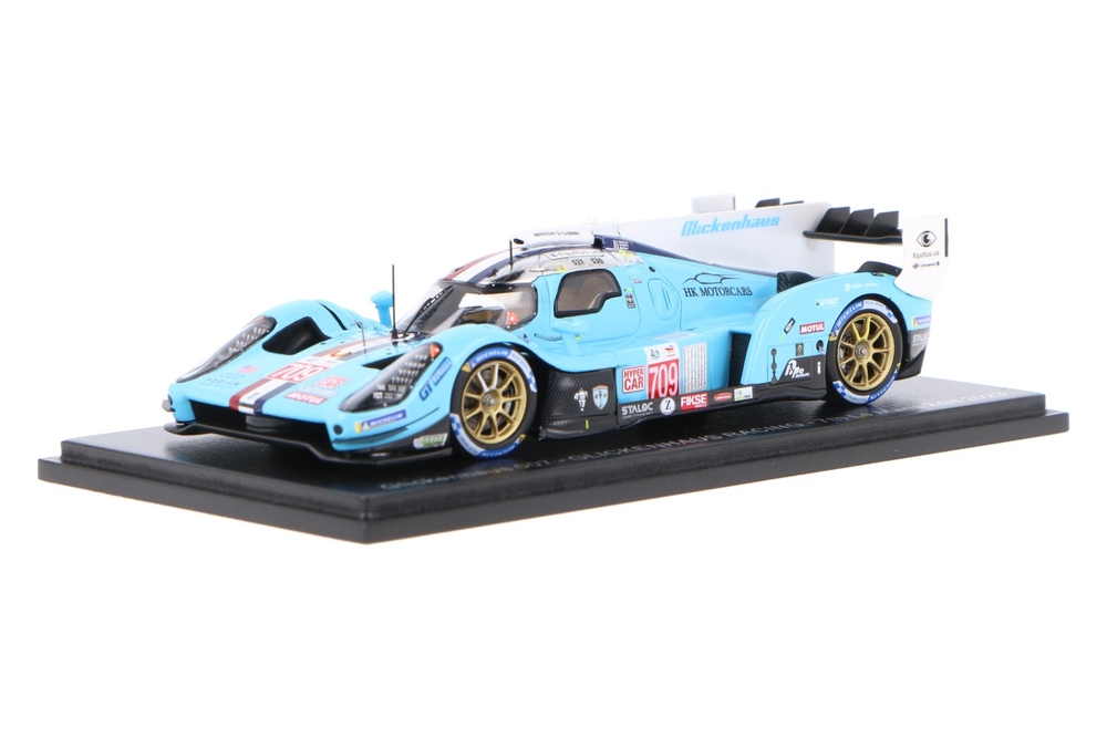 Miniature Spark 1:18 Glickenhaus SCG007 #709 Le Mans 2023 – Berthon, Avec Vitrine