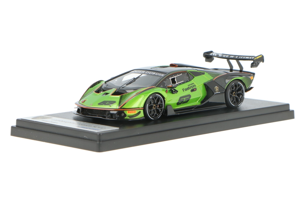 ミニカー　1/43 Lamborghini Essenza SCV12 Launch Version ROGER DUBUIS(グリーン×ブラック) [LS527] Lamborghini-Essenza-SCV12_01-