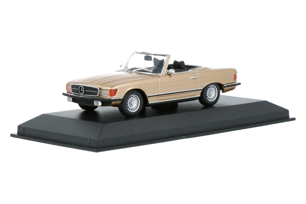 MERCEDES 350 SL CABRIOLET 1970-80 Bleu Marine MINICHAMPS 1:43 de re