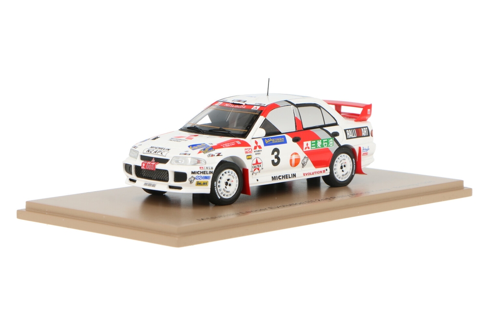 Spark S6515 1/43 MITSUBISHI LANCER EVOLUTION Ⅲ #3 Rally Hong
