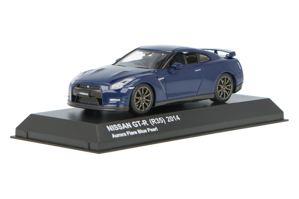 ミニカー　1/43 NISSAN GT-R 2014 Premium edition(オーロラフレアブルーパール) [EM414D] Nissan GT-R (R35) | House of Modelcars