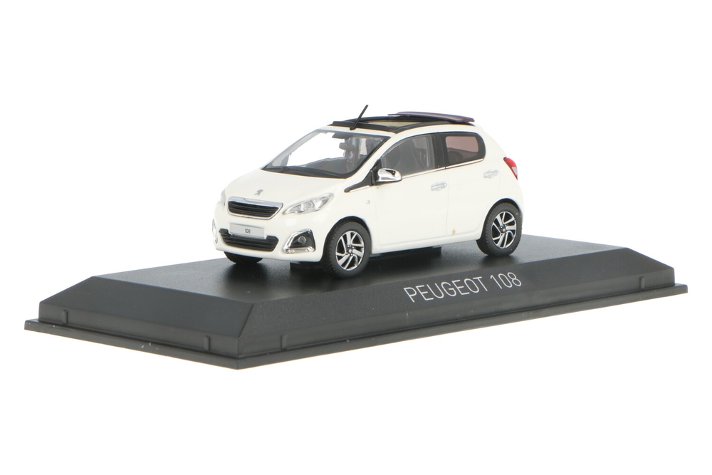 Peugeot 108 TOP 1/43 NOREV - Blanche - 2014 - Métal - Neuf