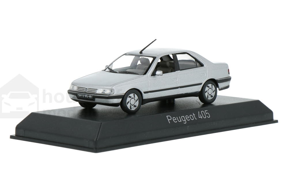 Miniature Millesime 1/43 - Peugeot 405 Grise, Résine, Très Bon état Avec Boîte