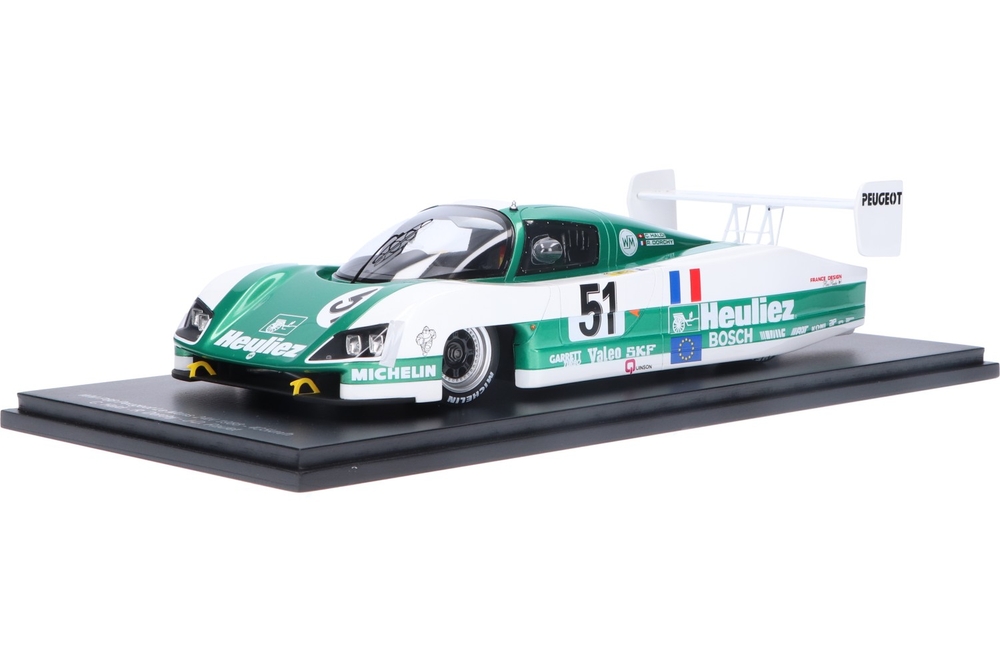 18S844 スパーク 1/18 WM P88 Peugeot #51 スパーク 1/18 WM プジョー P88 ルマン 1988 No.51 18S844