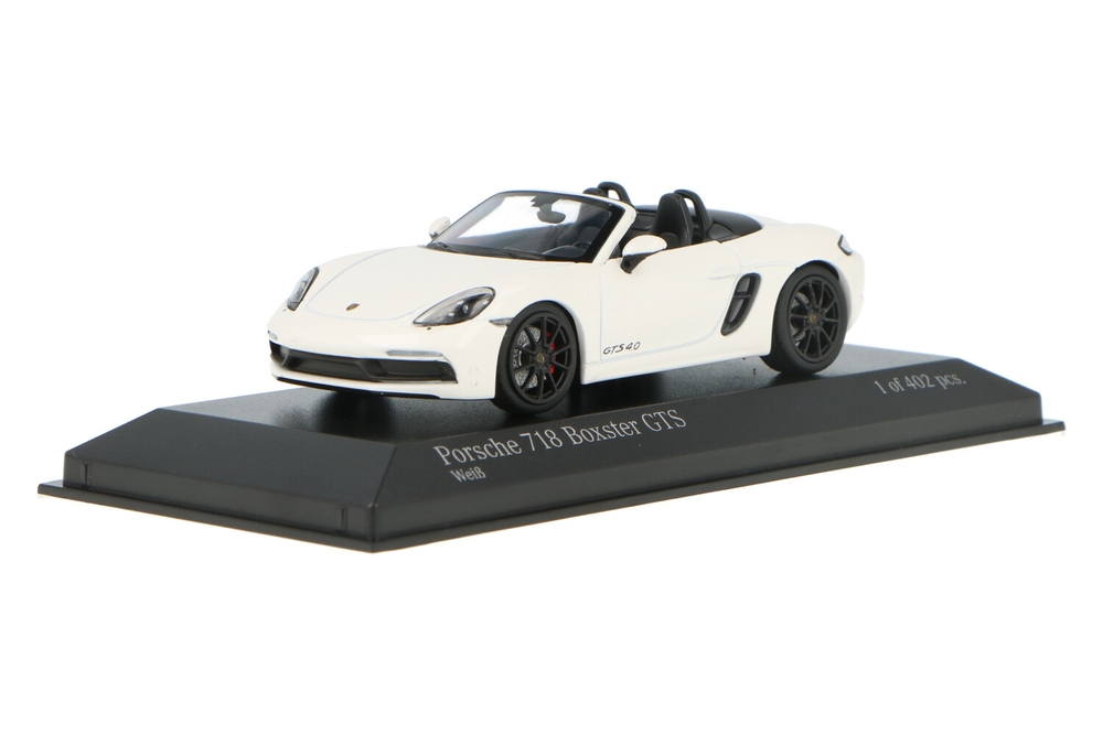MINICHAMPS 718 ボクスター GTS 1/43 ホワイト 2020 Porsche 718 Cayman GTS 4.0 (982) Boxster White Limited