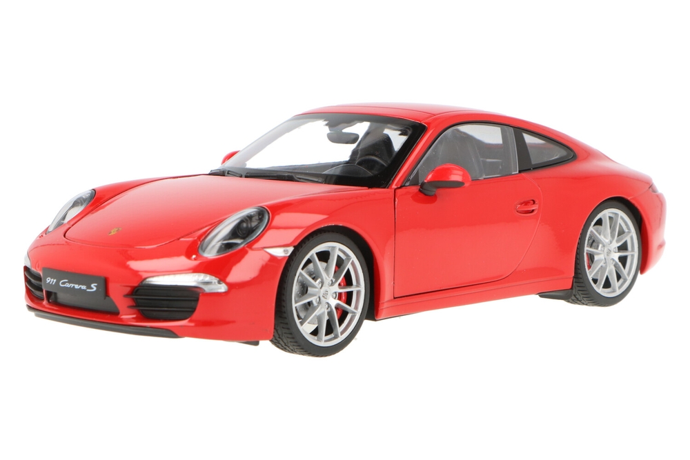ミニカー Welly 1/18 Porsche 911 Carrera S 1/18 Welly 2011-2013 Porsche 911 (991) Carrera S (Silver) Diecast