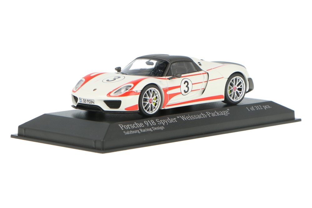 Porsche 918 Spyder ミニカー 赤/白 1/43 限定 Porsche 918 Spyder ミニカー 赤/白 1/43 限定 2/70 【公式通販】