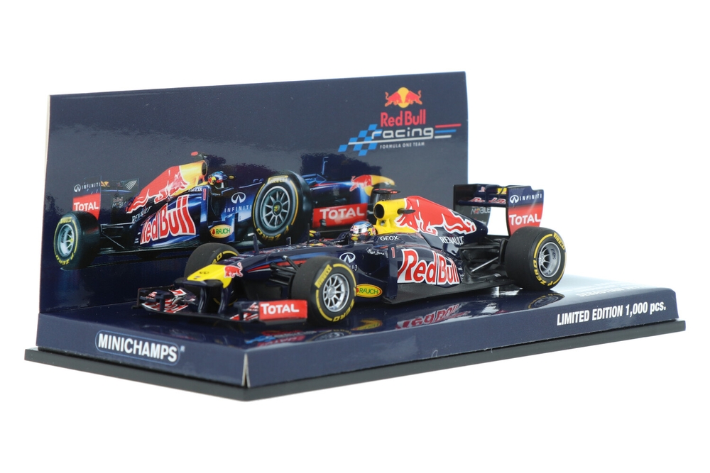 1/43 ミニチャンプス Red Bull RB8 ベッテル レッドブル RB8 S.ベッテル ショーカー | F1ミニカーあれこれ