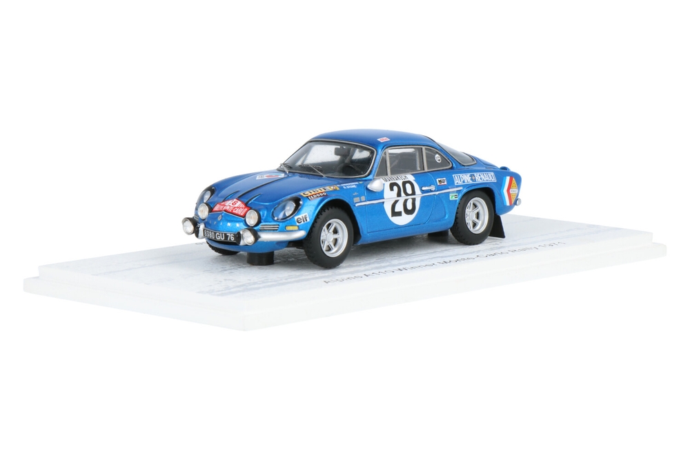S6578 - Spark Renault A110 Alpine #43 Winner Rgt Class Rally Montecarlo 2021 E.Guigou A.Coria Blue Red White S6578 ( - Auto Rally