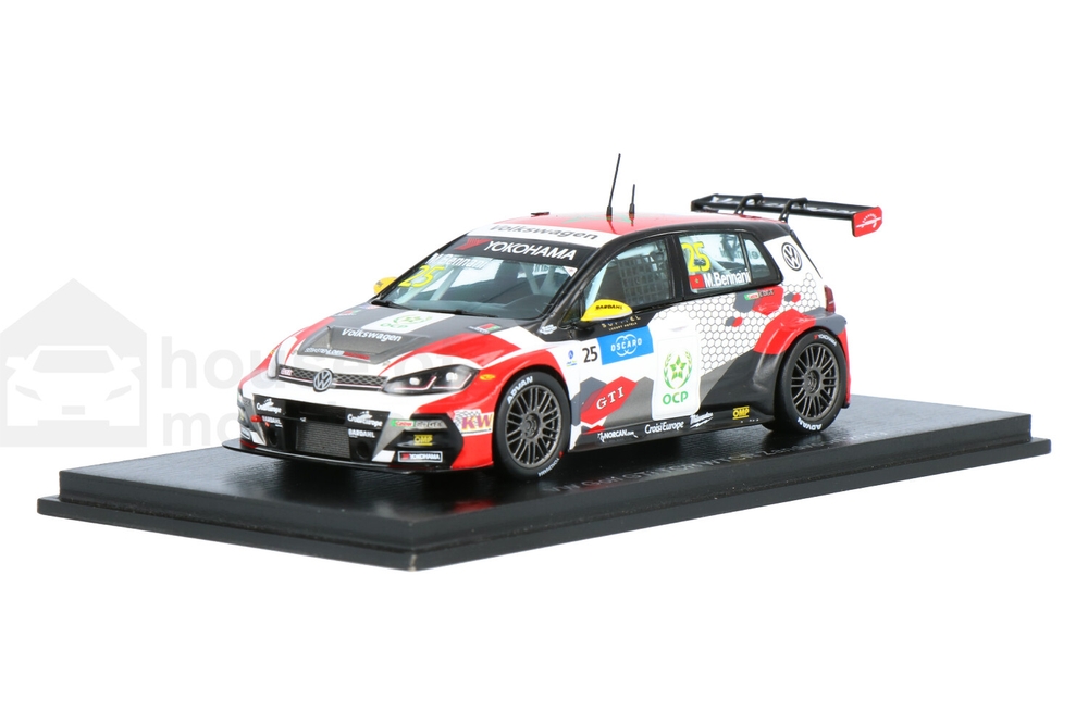 Diecast model cars Volkswagen Golf 1/43 Spark GTI TCR 2016