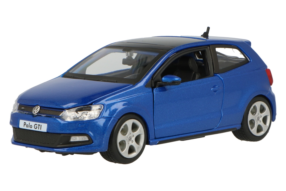 ミニカー Bburago Volkswagen Polo GTI Mark 5 1/32 BBURAGO VW VOLKSWAGEN POLO GTI MARK 5 YELLOW 1:32 DIE CAST