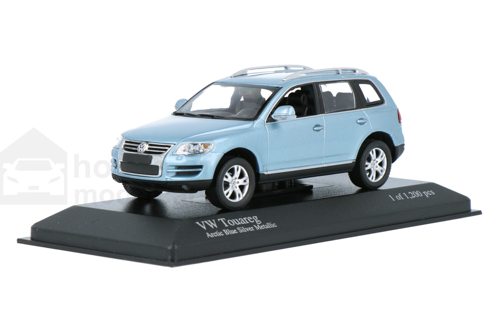 Modèle Réduit VW Touareg 1/43 Par Herpa - Couleur Or - Neuf Dans Sa Boîte