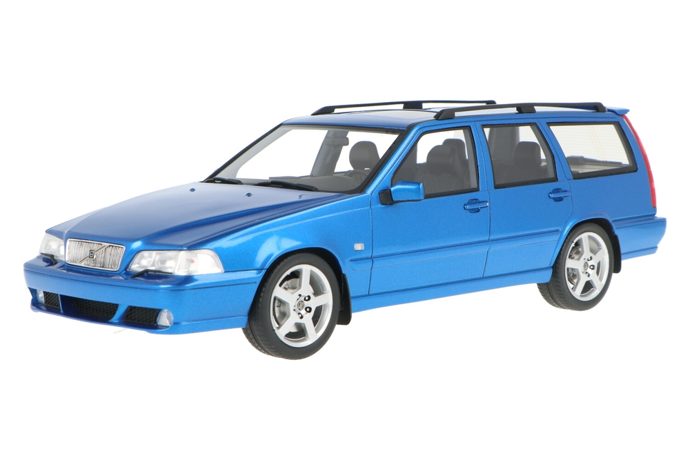 ミニカー Volvo V70 R 1/18 ○ 1/18 ボルボ 〓 V70 R ( Generation 2 ) / 2001年 ブルー