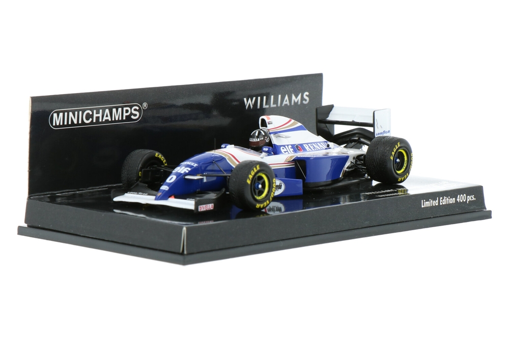 MINICHAMPS 1 43 DAMON HILL WILLIAMS RENAULT FW16 PRESENTATION 1995 LE 4.444 pcs for sale online