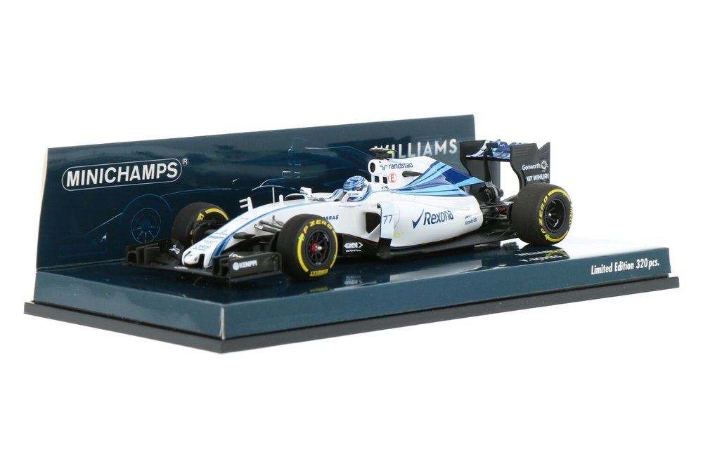 Minichamps 1:18 Valtteri Bottas Williams FW37 #77 Abu Dhabi