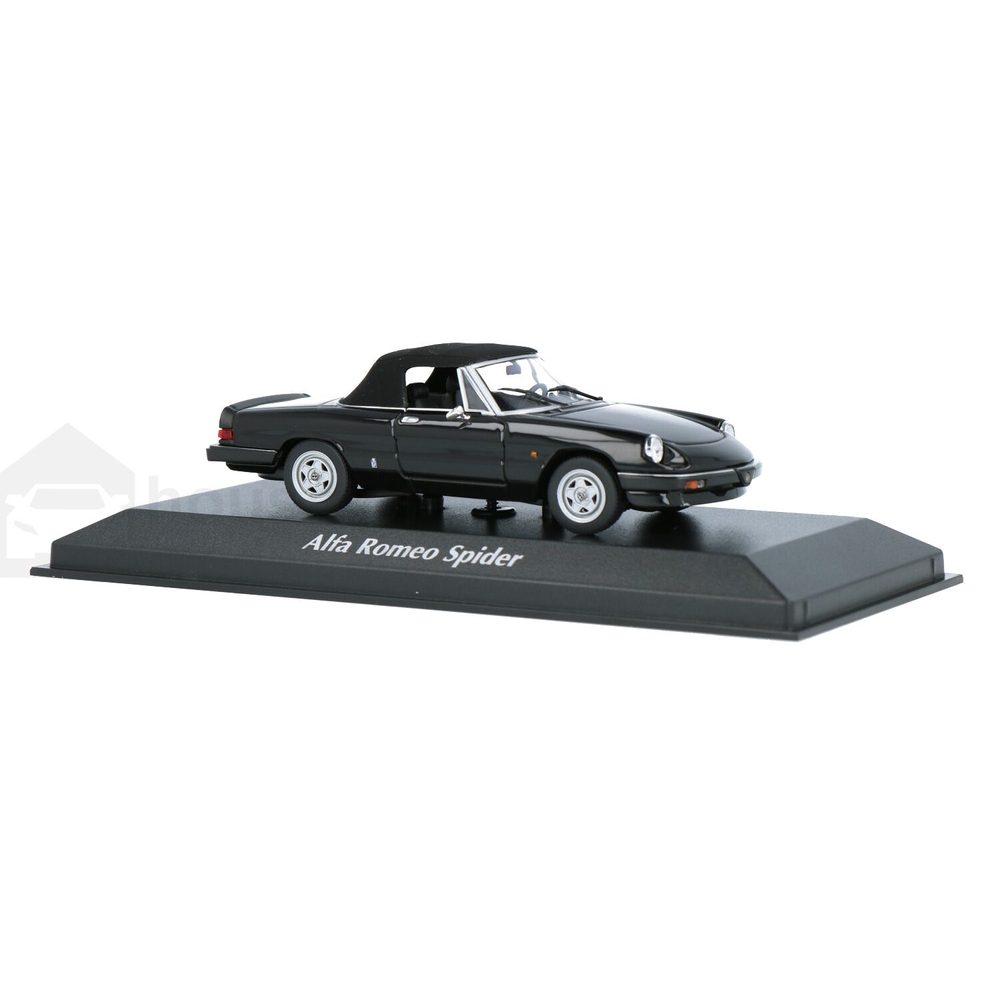 Minichamps 1/43 Alfa Romeo Spider Noir Mat - Neuve Sous Boîte