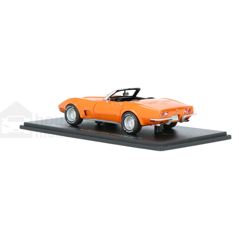 Chevrolet Corvette C3 1973 – NEO 1/43, Miniature Orange, Collection Neuve