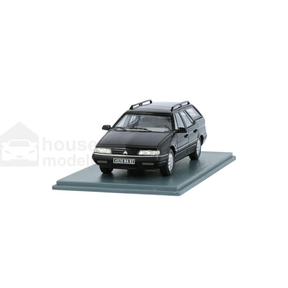 Citroen XM Break Noir Echelle HO 1/87 ème | Voiture SAI 3033 - BOIS