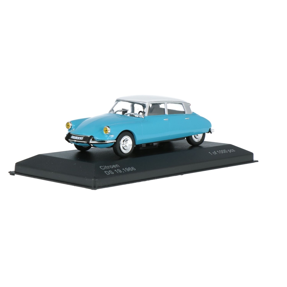 AU874 UH ATLAS DS CITROEN #19 1/43 DS PROTOTYPE S CABRIOLET OUVERT 1964 BLANC