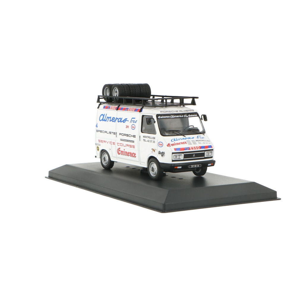 Citroën C35 Avec Remorque 1/18 Otto – Pack Rallye OT374 – Neuf Sous Blister