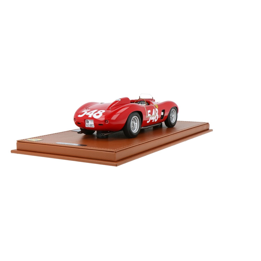 自動車 BBR 1/18 Ferrari 290 MM MilleMiglia 1956 BBR 1:18 Castellotti 1956 Ferrari Mille Miglia Diecast Model