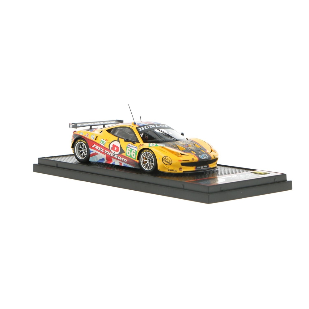 Miniature Ferrari 458 Italia GT2, Le Mans 2011, 1/43 Fujimi, Résine Rouge, Occasion