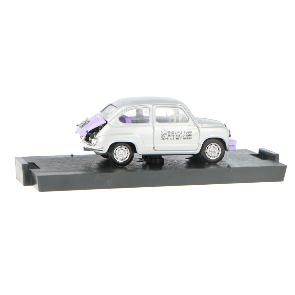 A13 1:43 PROGETTO K FIAT 600 ABARTH 1000 NÜRBERGRING WEISS MIB