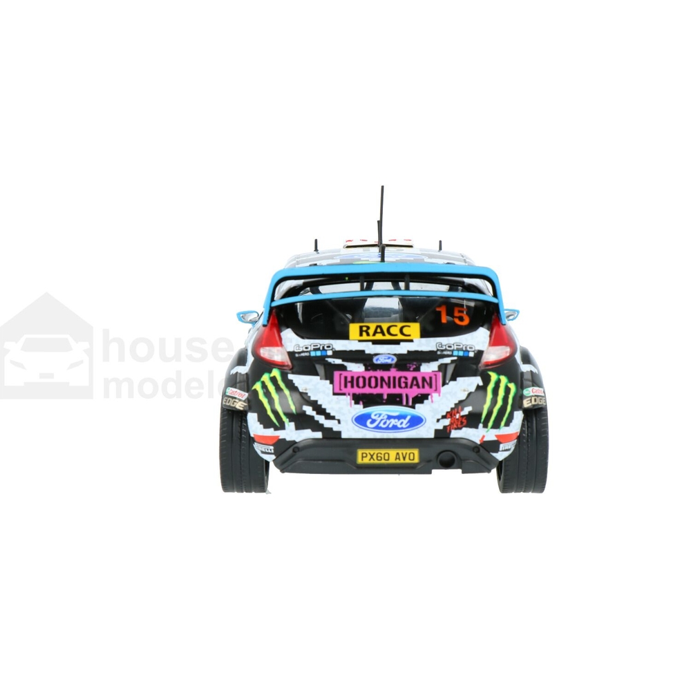Miniature Ford Fiesta RS WRC Rallye 2014 #15 Ken Block, échelle 1/18, IXO