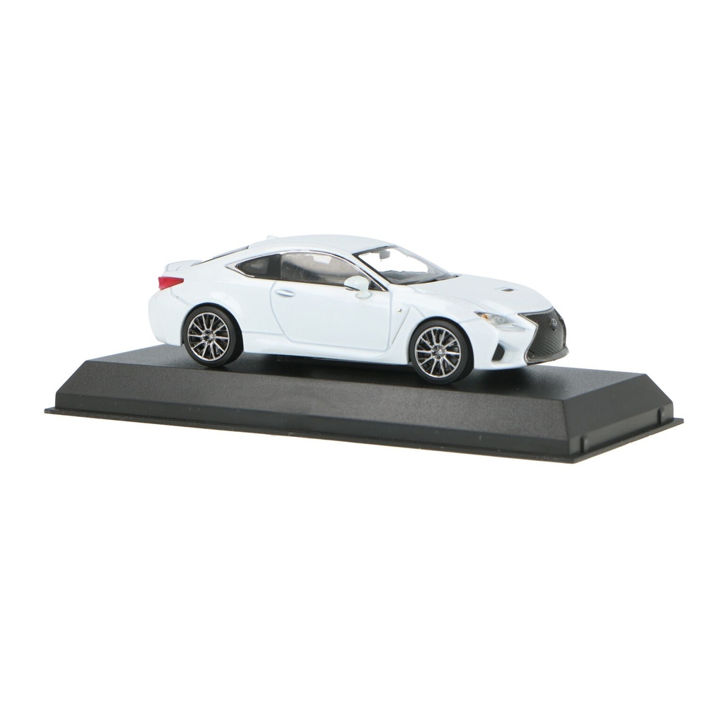 Lexus RC F ミニカー 1/18 ホワイト Original factory authentic 1:18 LEXUS RCF Sportscar diecast car