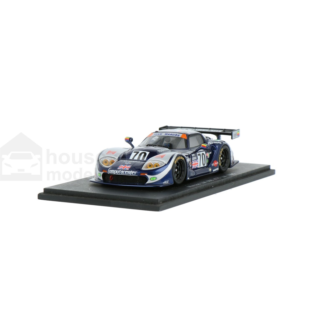 Miniature Spark 1/43 - Marcos LM 600 N°70 - 24 Heures Du Mans 1997, Neuve Sous Boîte
