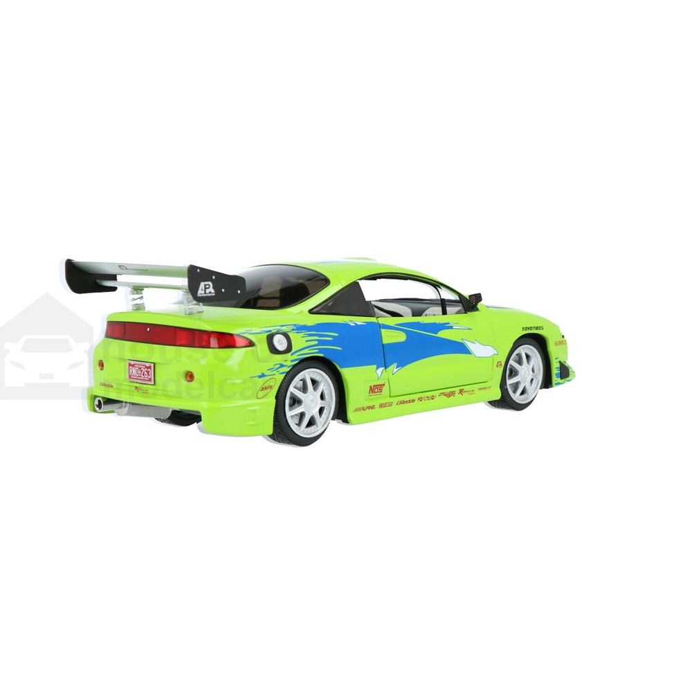 【希少】FAST&FURIOUS MITSUBISH ECLIPSE 1/18 Brian's Eclipse The Fast And The Furious 1/18 ertl joyride - YouTube