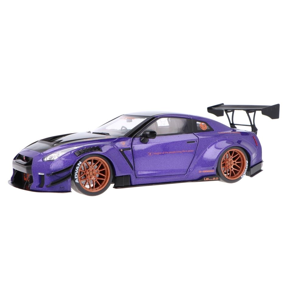 ミニカー Makeup1/43 LBWK GTR Type2 WhiteBlue 4/50 1/43 MakeUp LIBERTY WALK GTR Type2 White / Blue - LB-ONLINE