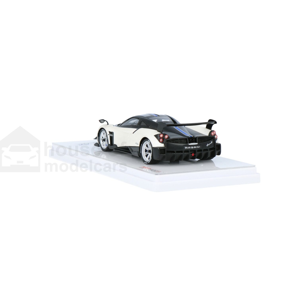 1:24 pour Pagani pour Huayra BC Supercar Alliage moulé sous Pression Son et lumière modèle de Voiture rétractable ne Comprend Pas Les Piles(Silver