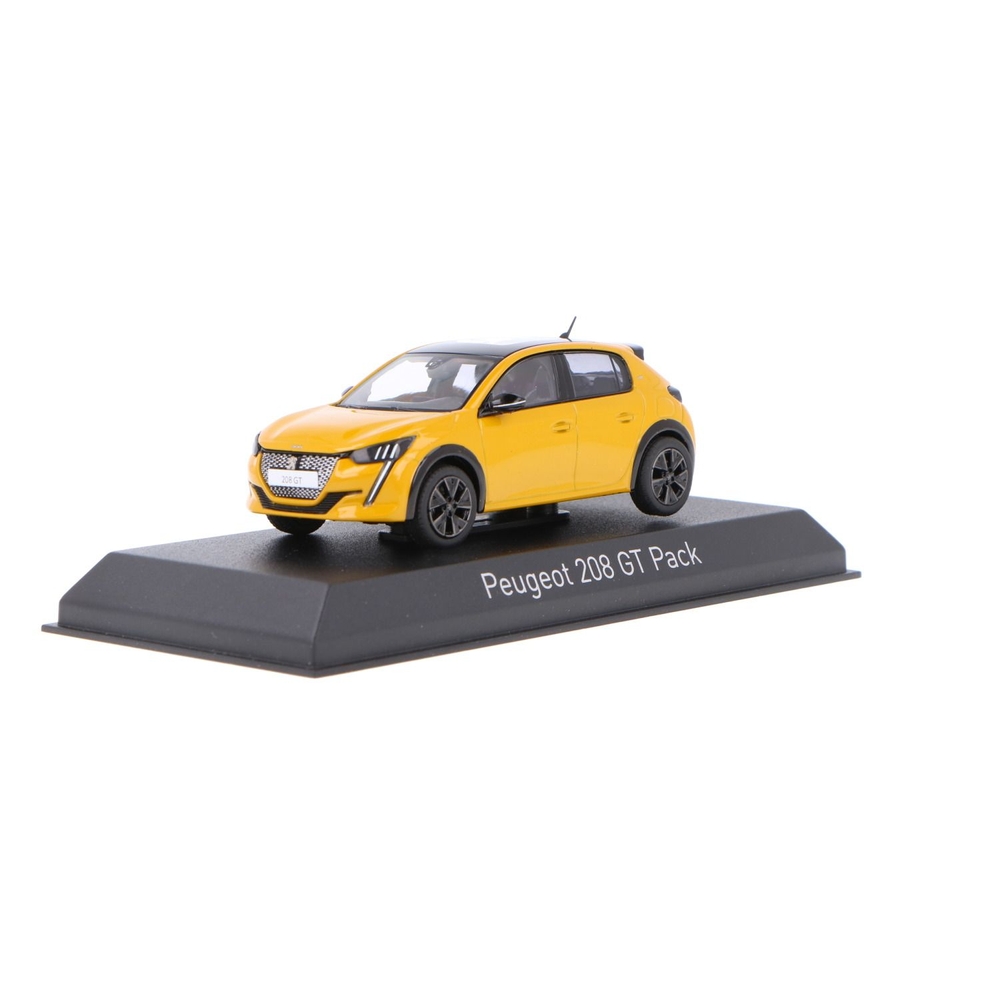 Peugeot 208 GT Line 2019 Faro Yellow 1:43