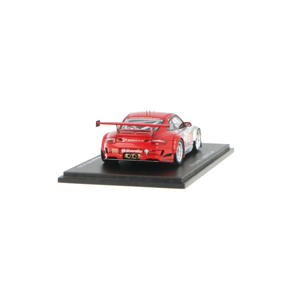 Spark 1/43 Scale - S2584 Porsche 997 Gt3 RSR Flying Lizard #80 Le Mans 2010
