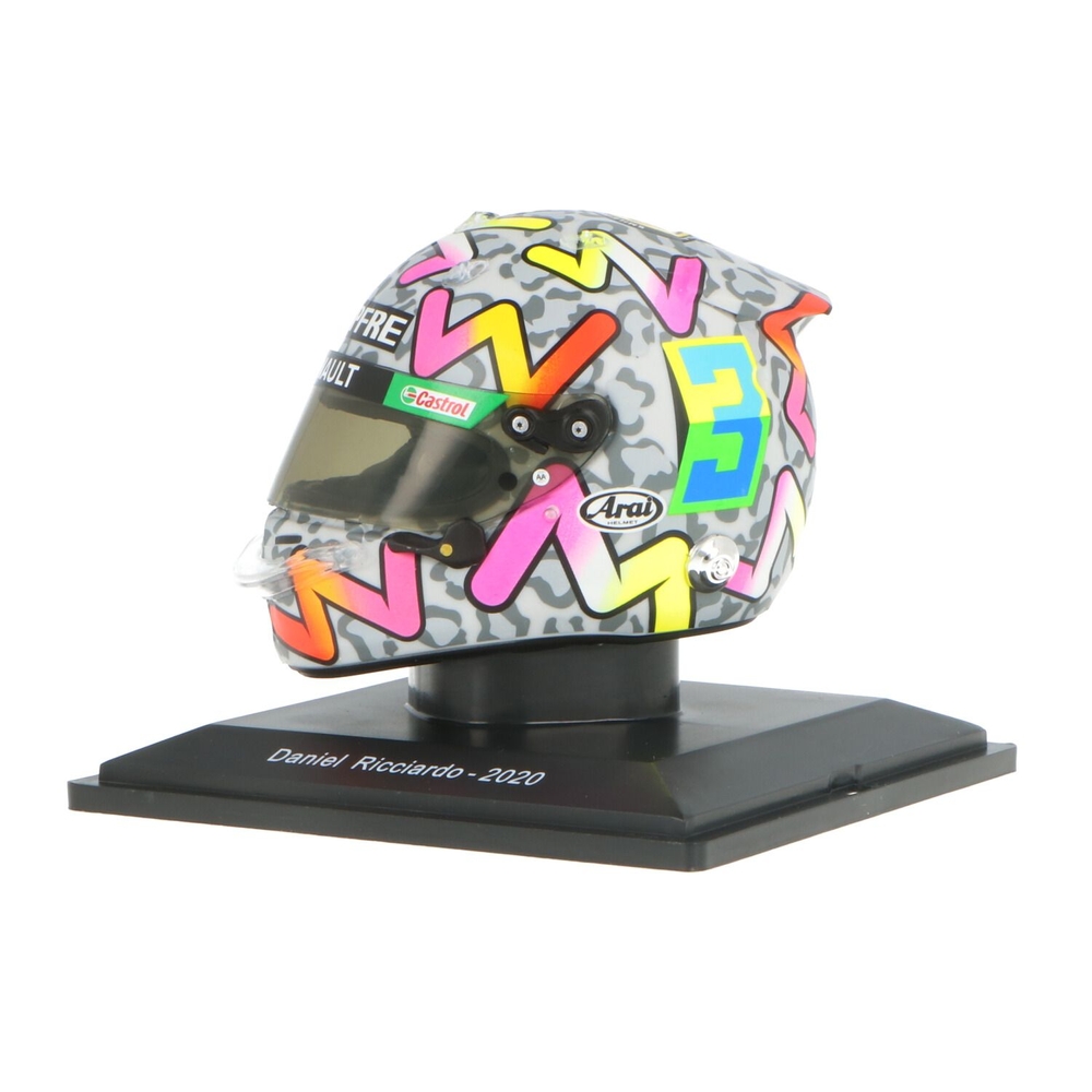 Casque Ricciardo F1 2020 Renault - Échelle 1/2 - Arai - Neuf