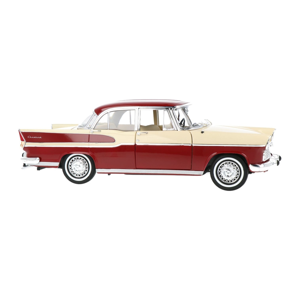 SIMCA CHAMBORD BEIGE ROUGE ET CARAVANE HENON NOREV