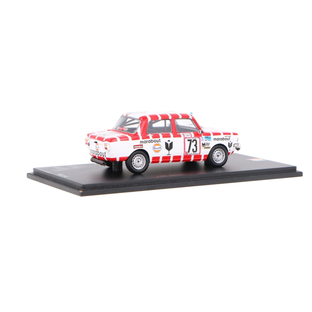 Simca 1000 Rallye 2 73 24 Heures de Spa Francorchamps 1974 Spark 100SPA06 - Miniatures Autos Motos