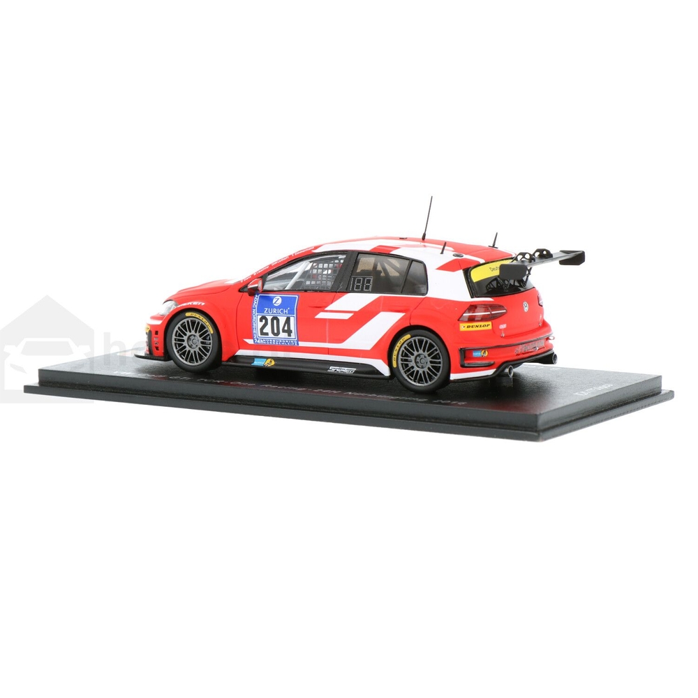 自動車 VolkswagenGolf GTI TCRTest Car 2016 1/43 スパーク 1/43 VW ゴルフ 7 GTI TCR テストカー 2016 ホワイト