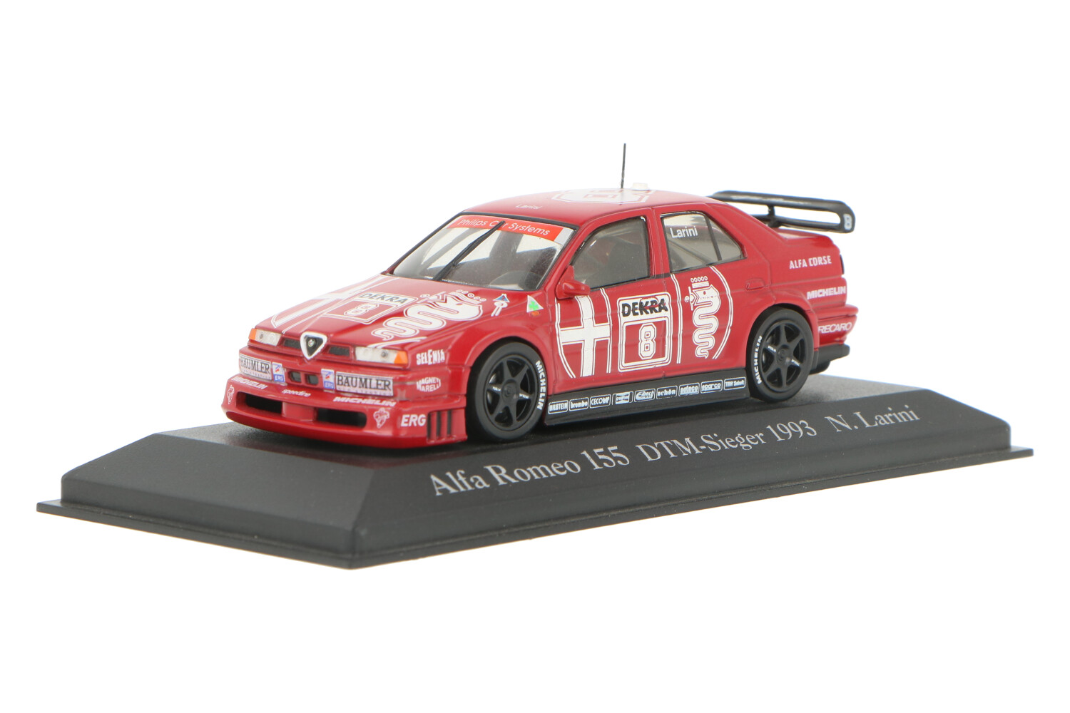 【ミニカー 美品】ミニチャンプス 1/18 アルファロメオ 155 V6 TI ミニカー 美品】ミニチャンプス 1/18 アルファロメオ 155 V6 TI 【公式