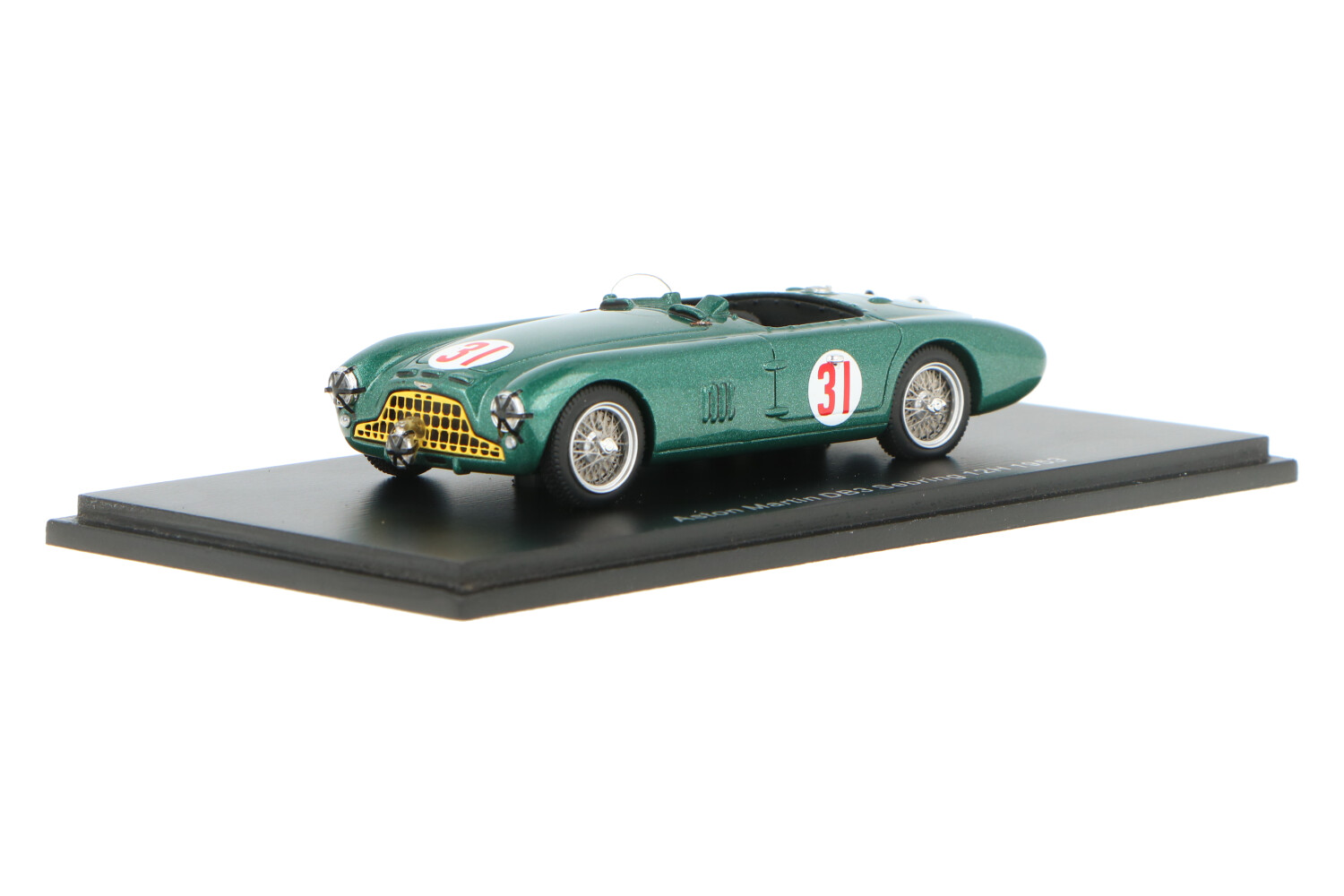 Spark S2449 – Aston Martin DB3 N°31 – 12h Sebring 1953 – Échelle 1/43 – Résine – Prévente