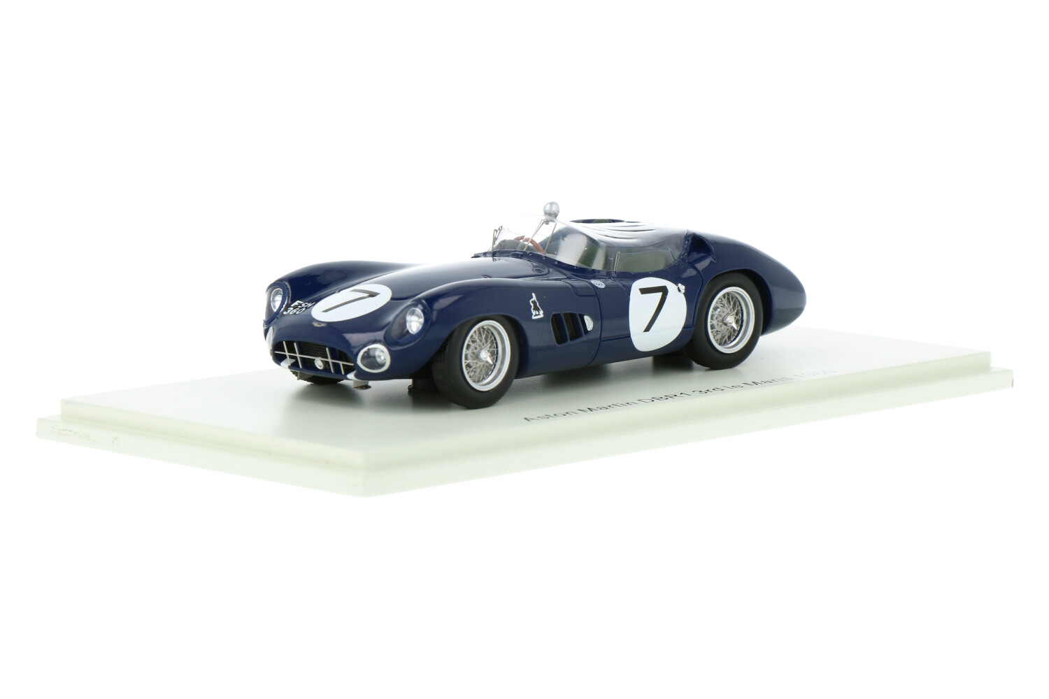 Aston Martin DBR1 #7 Bleue - Voiture Slot 1/32 Mulsanne Modèles - Occasion